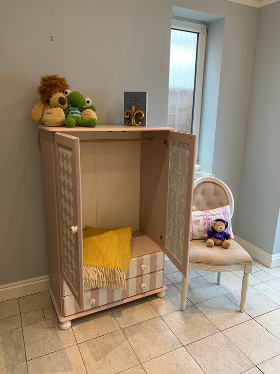 Childrens pine cheap wardrobe