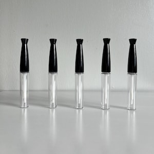 82 Pack Empty Lip Gloss Brush Tube