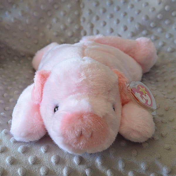 Ty Squealer the Pig Beanie Buddy - pink - soft and cuddly