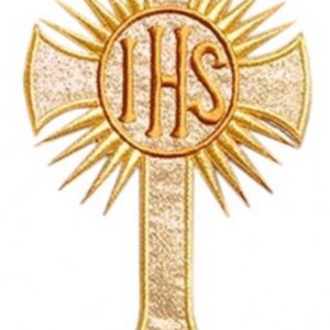 Liturgical Embroidery Cross jhs JEF, DST, PES embroidery