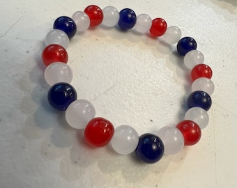 4th of July patriotic bracelet