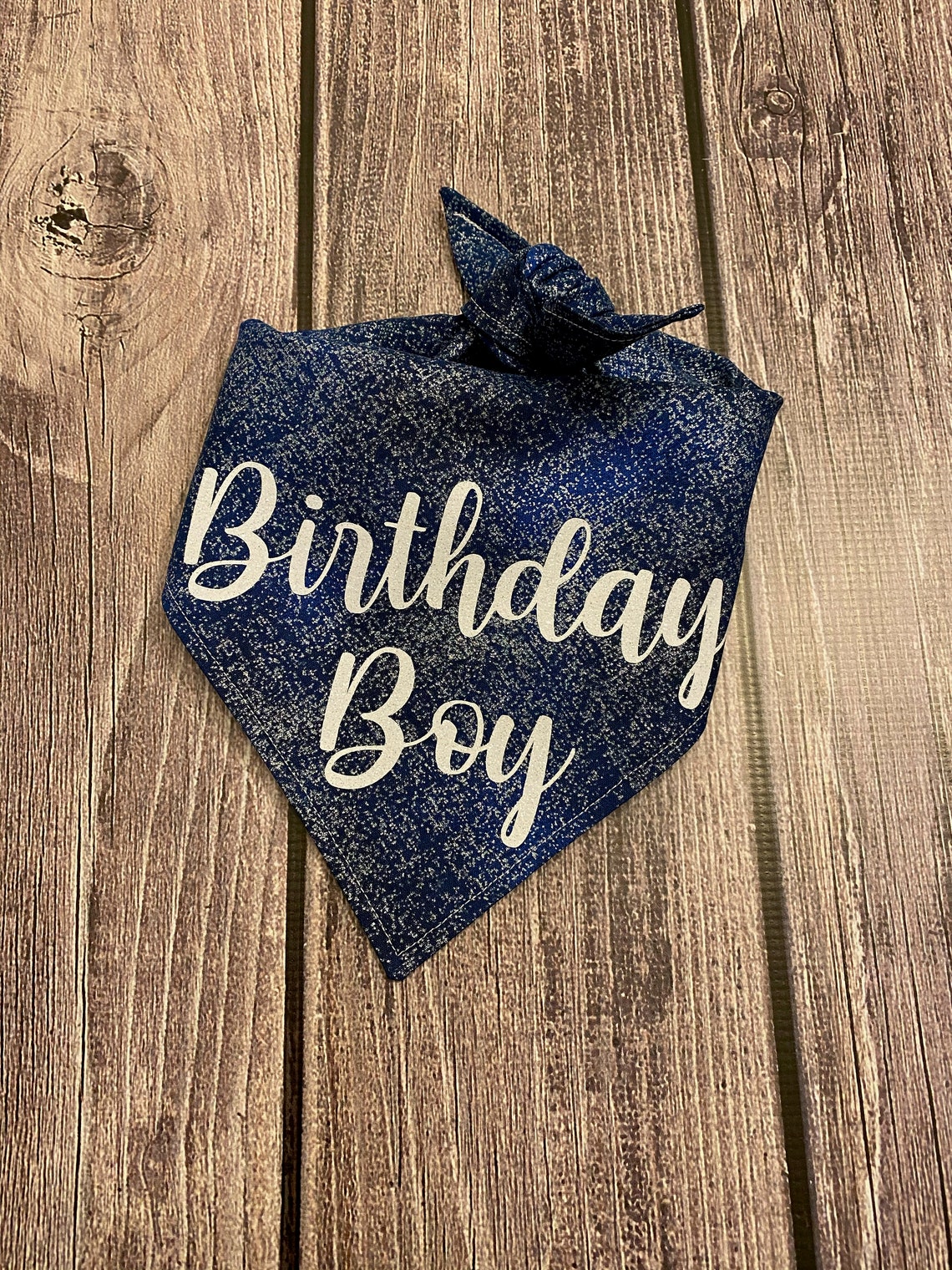 Birthday Boy Dog Bandana Tie On Etsy