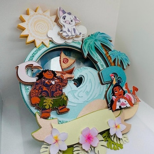 Moana Cake Topper Birthday Theme