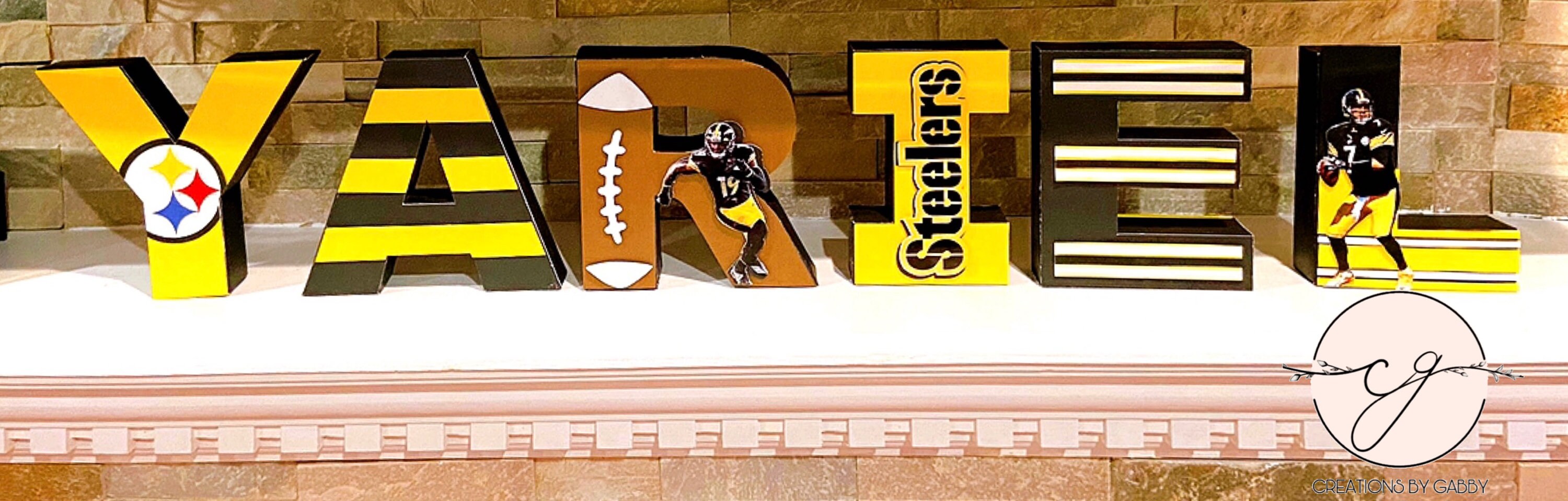 Cartas 3D personalizadas de Steelers cartas de Steelers | Etsy
