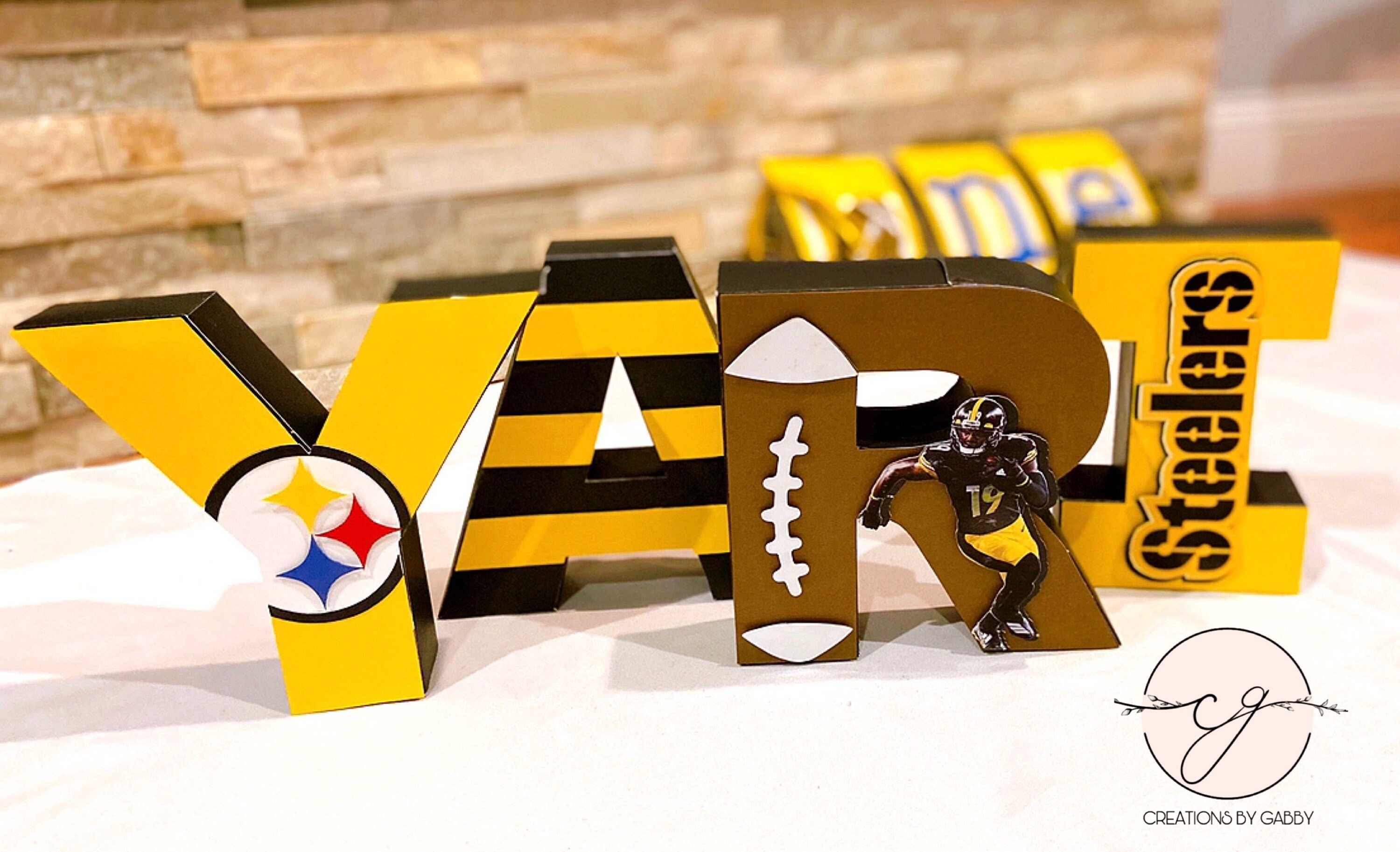 Cartas 3D personalizadas de Steelers cartas de Steelers | Etsy
