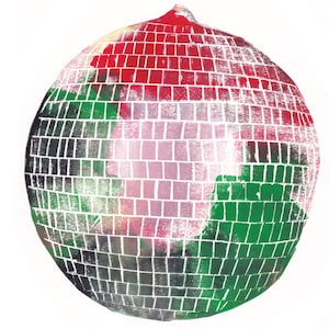 At The Disco Block Print - Digital Download