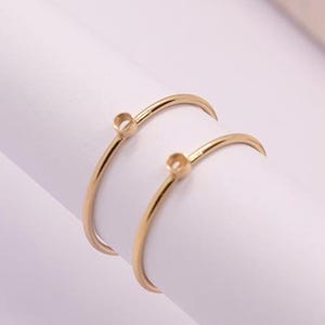 2mm 14K Gold Filled Bezel Ring, Bezel Setting Ring