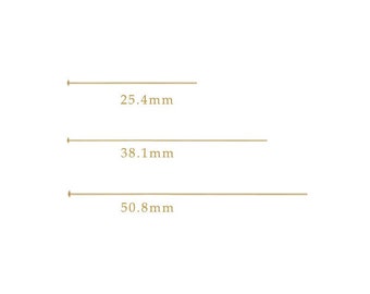 20 Pcs 26Gauge 1"/1.5"/2" 14K Gold Filled Cup End Head Pins, Head Pins With Flat Cup End, Wholesale, Bulk