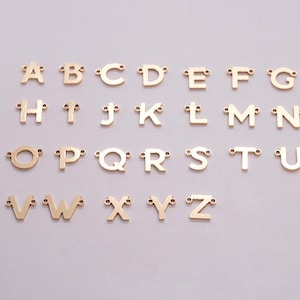 6mmx20Ga 14K Gold Filled Initial Connector