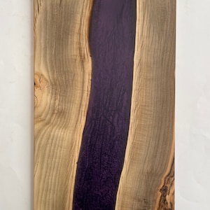 Handmade Pistachio and Resin Cutting Board