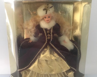 Authentic Vintage 1996 Holiday Barbie in Unopened Box