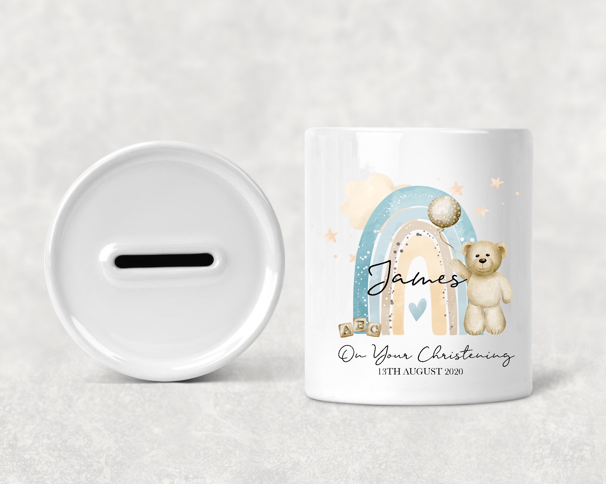 Personalised Christening Money BoxPersonalised Money Box Etsy