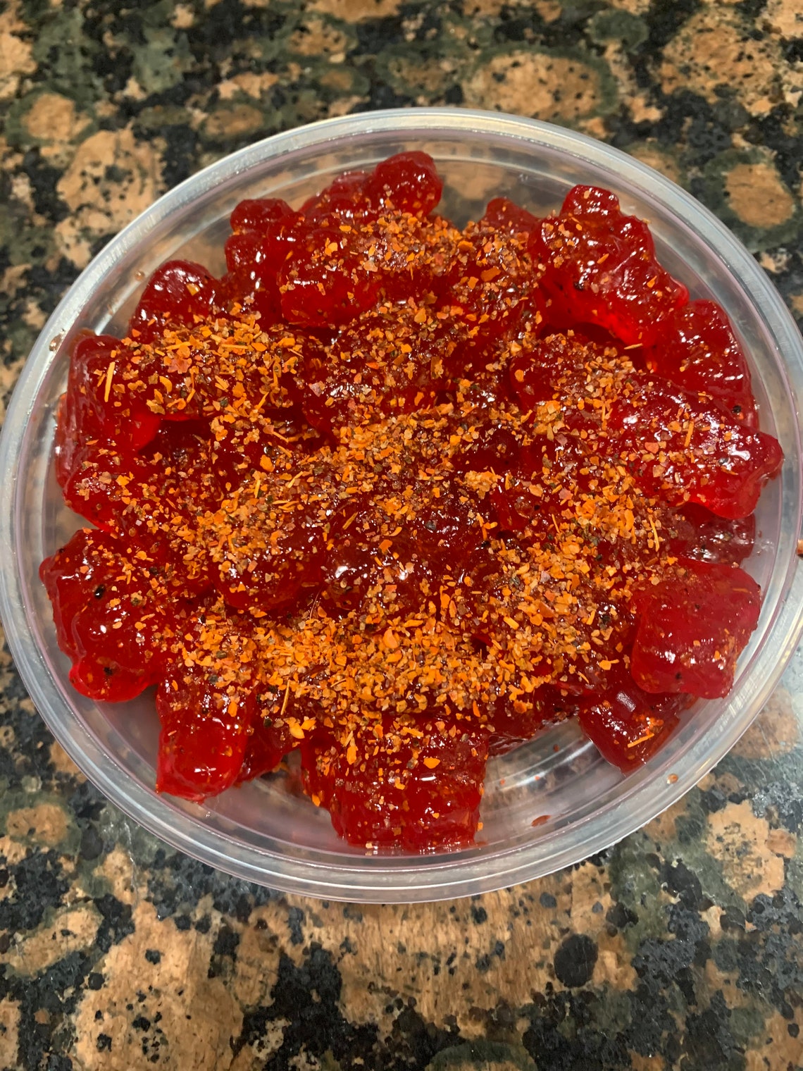 Spicy Wild Cherry Gummy Bears / Chamoy Tajin Covered Mexican Etsy