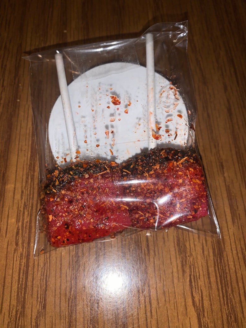 Spicy Watermelon Lollipop / Chamoy Tajin Covered Mexican