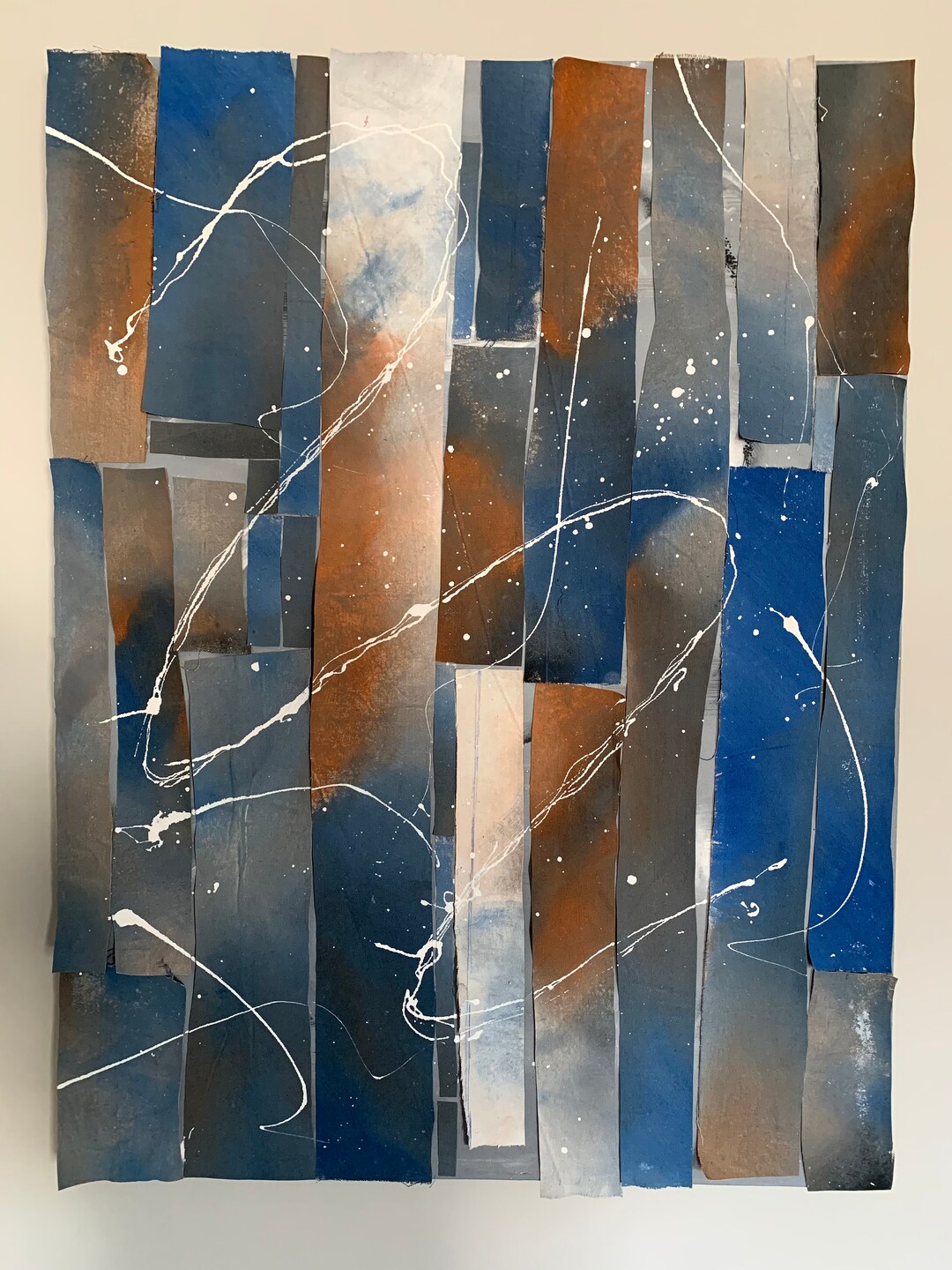 The Rearranged Paintings on Canvas Original Artwork for Wall Abstract