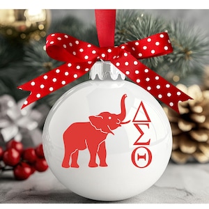 Delta Sigma Theta Ornament: Personalized DST Ornament