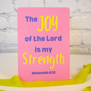 The Joy of the Lord is my Strength art print