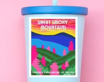 Great Smoky Mountains National Park Sticker, Great Smoky Mountains gift, National park fan, National park traveler, National park visitor