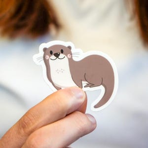 Otter Sticker, Cut sticker, stickers for friends