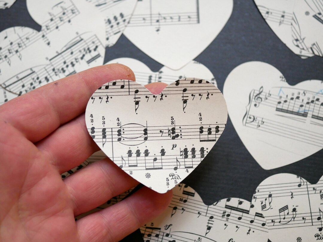 Large Paper Hearts Recyclable Confetti Party Table Etsy