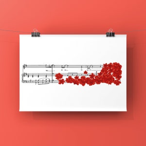Hadestown “Wait For Me” Sheet Music Bar Print | Broadway art | Wall Decor