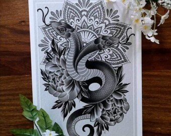 Two Headed Snake Etsy
