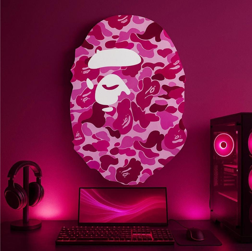 A Bathing Ape Rug - Etsy