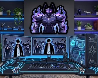 Solo Leveling Ameisen König Holz Wandkunst | Beru Schattenmonster Resin Decor