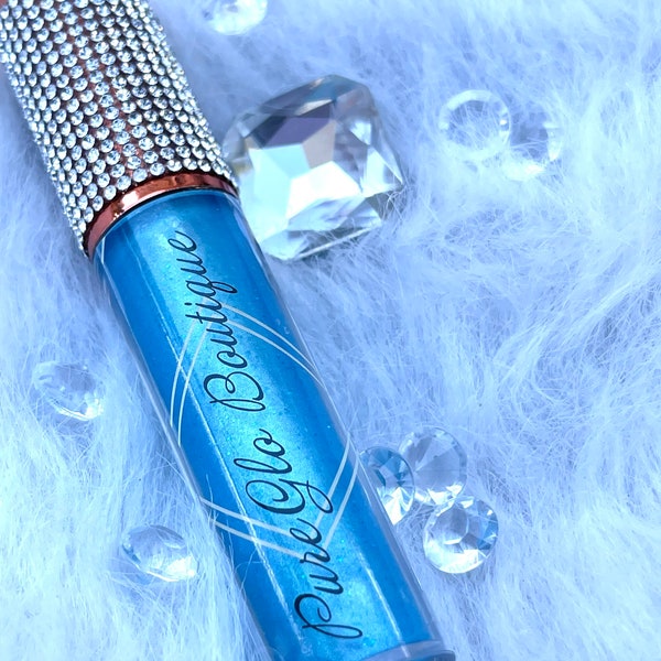 Blueberry Flavored Lip Gloss ‘Blue Ice’