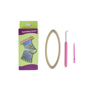 Knitting Socks Loom, Set for Knitting Socks, Beginner Knitting kit, Knitters Gift