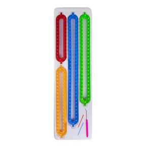 Long Knitting Loom Set, Beginner Knit Kit, 4 Looms