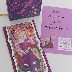 Tangled Rapunzel magnetic bookmarks and stickers spain disney princess Tangled Rapunzel