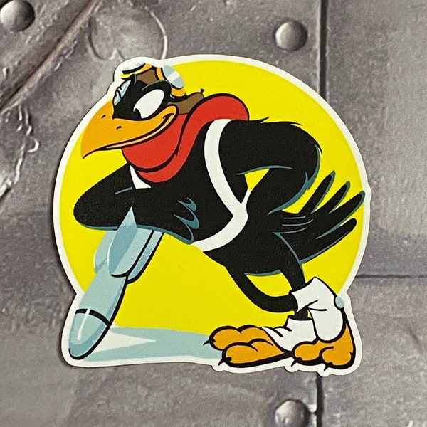 Pegatina del escuadrón Blackbird de la Segunda Guerra Mundial