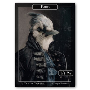 Token de criatura pássaro 1/1 para MTG (Magic the Gathering)