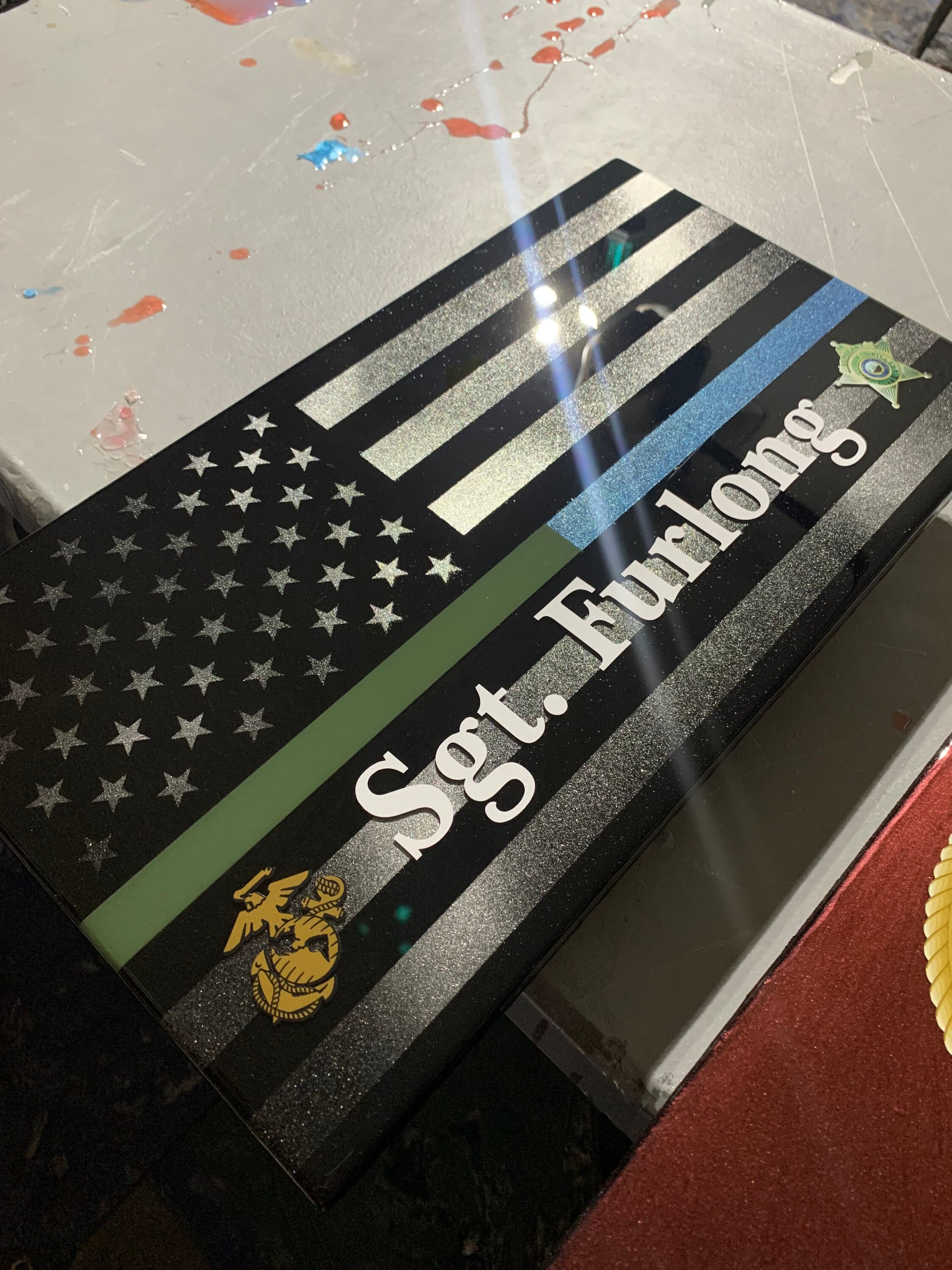 Desktop Epoxy Flags - Etsy