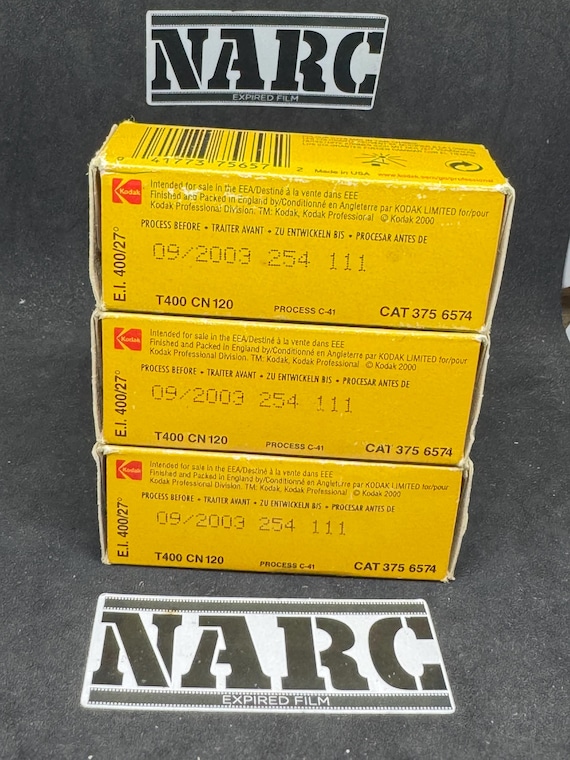 コダック T400CN 120 フィルム 3本入り - Etsy 日本