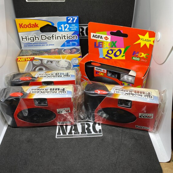 5x Disposable Camera Agfa and Kodak 35mm Camera Etsy