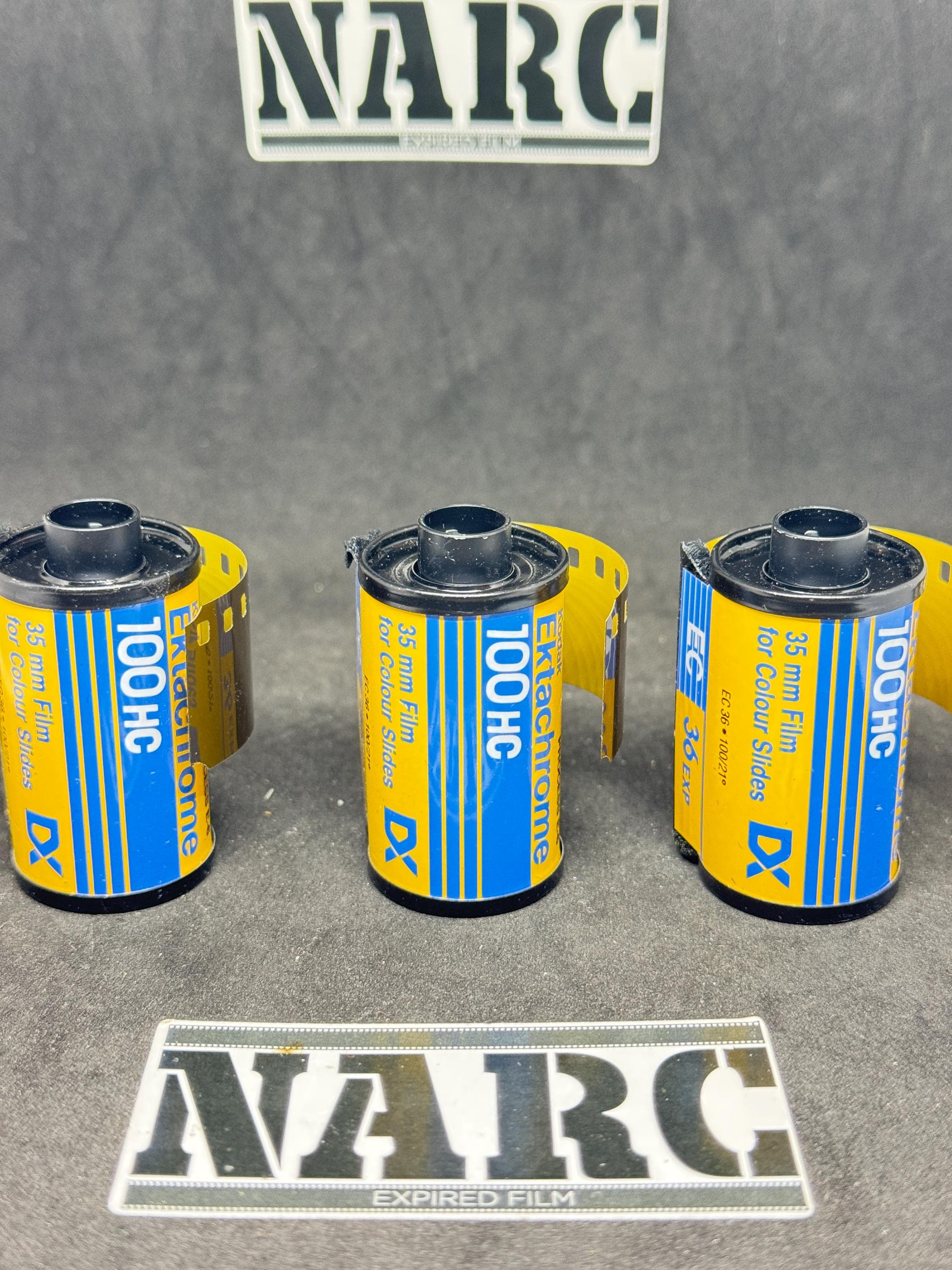 Kodak Ektachrome 100 HC Film Slide Color 35mm Auction for 3 Films