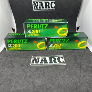 110 film Perutz SC 200 film 24 Exp auction is for 3 films