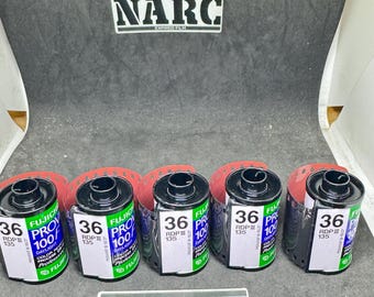 Fujichrome Provia 100F 35 mm-film Professionele veiling voor 5 films