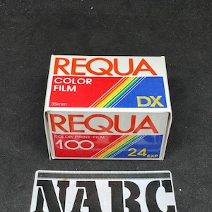 Requa 100 color film 24 exp - 35mm film very rare film