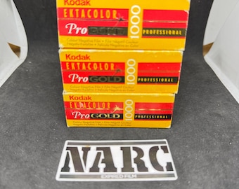Kodak Ektacolor Pro Gold 1000 120 film  lot with 4 films