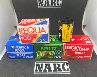 5x 35mm job lot expired film lot