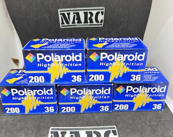 Polaroid 200 35 mm Farbfilm Lot mit 5 Filmen