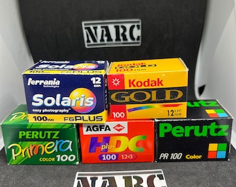5x 35mm expired film job lot