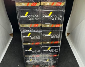 Orwo Color QRS 100 kleuren 35 mm-filmpartij met 10 films