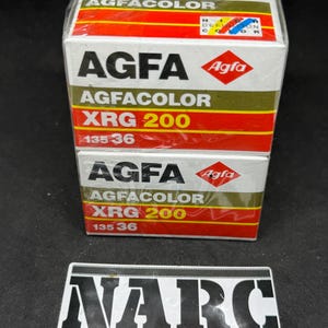 Agfa XRG 200 color 35mm lot with 2 films