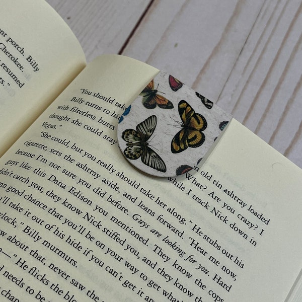 Butterfly Magnetic Bookmark - Cottage Core Inspired - Bookish Gifts - Book Club - Reading Accessories - Back to School - Book Nerds