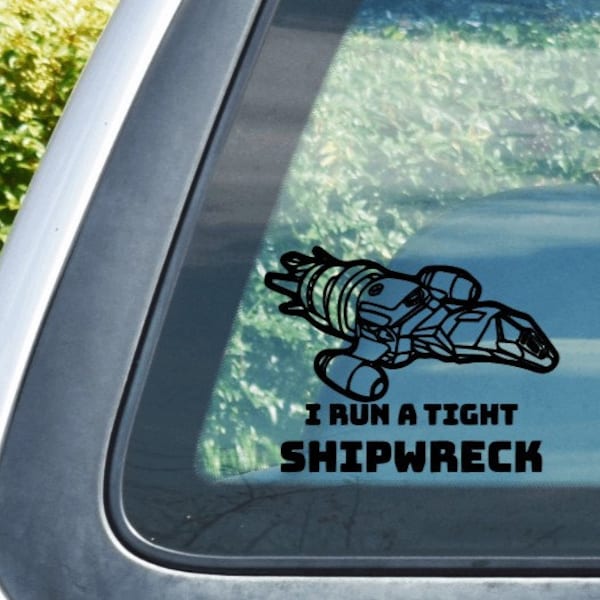 Car Decal Firefly Tight Shipwreck Serenity Leaf on the Wind Browncoats Vinyl Car Decals Funny Car Decals