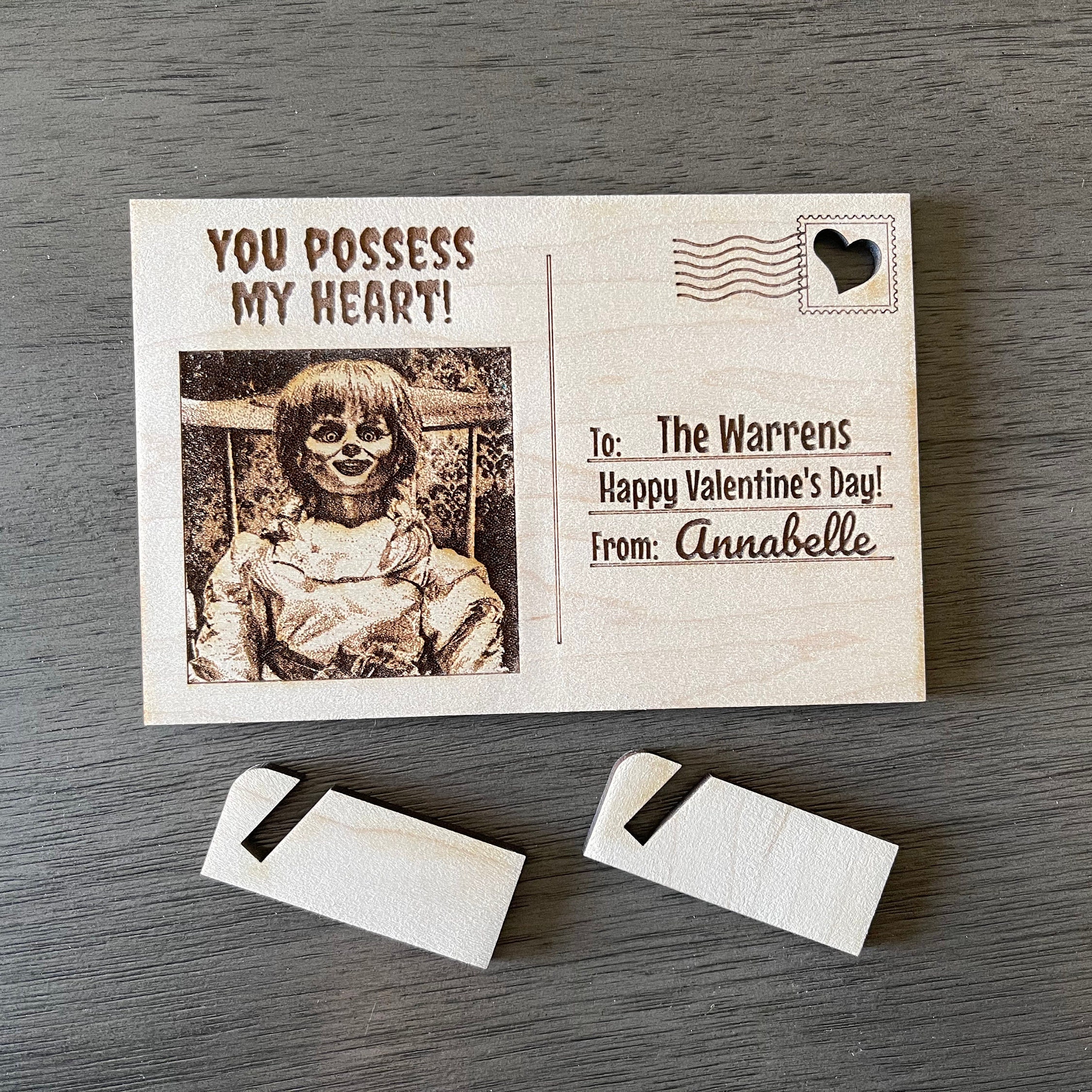 Horror Postcard Annabelle Horror Gifts Halloween Gifts Etsy